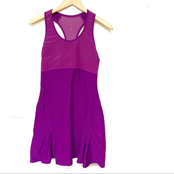 Athleta Dresses & Skirts - Athleta Purple Racerback Tennis Dress Small